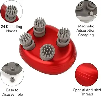 Head Massager For Scalp, Scalp Massage, Electric Scalp Massager, Hair Massager For Hair Growth, Body Massager - Image 3