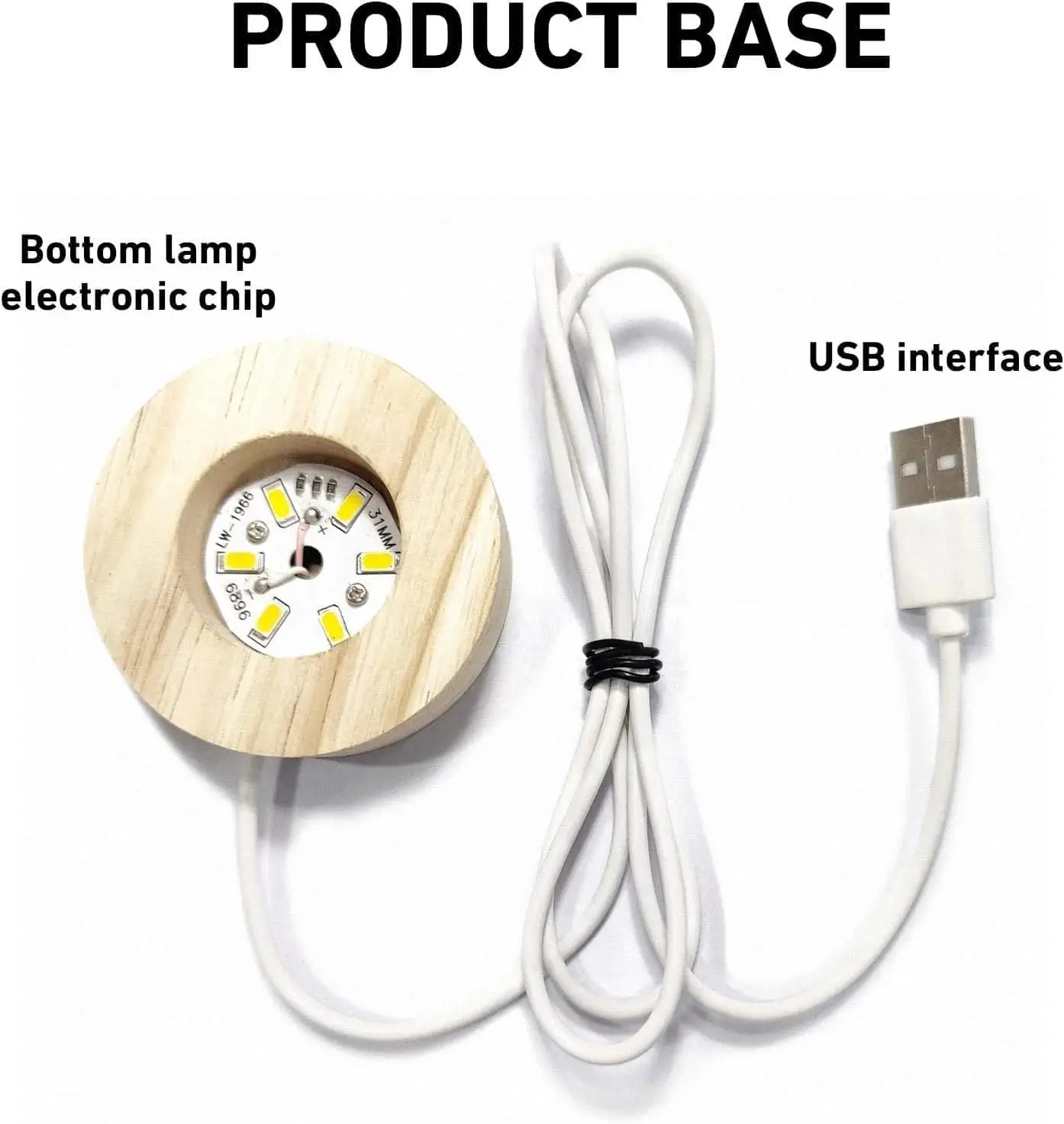 Crystal Earth Globe Night Lamp – 3D Engraved LED Ball Light with Wooden Stand, USB Powered – Ideal for Bedroom, Desk, Home Décor & Gifts - Image 2