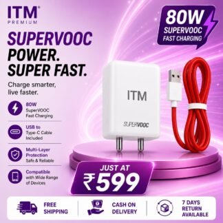 ITM 80W SuperVOOC Fast Charger (USB to Type-C)