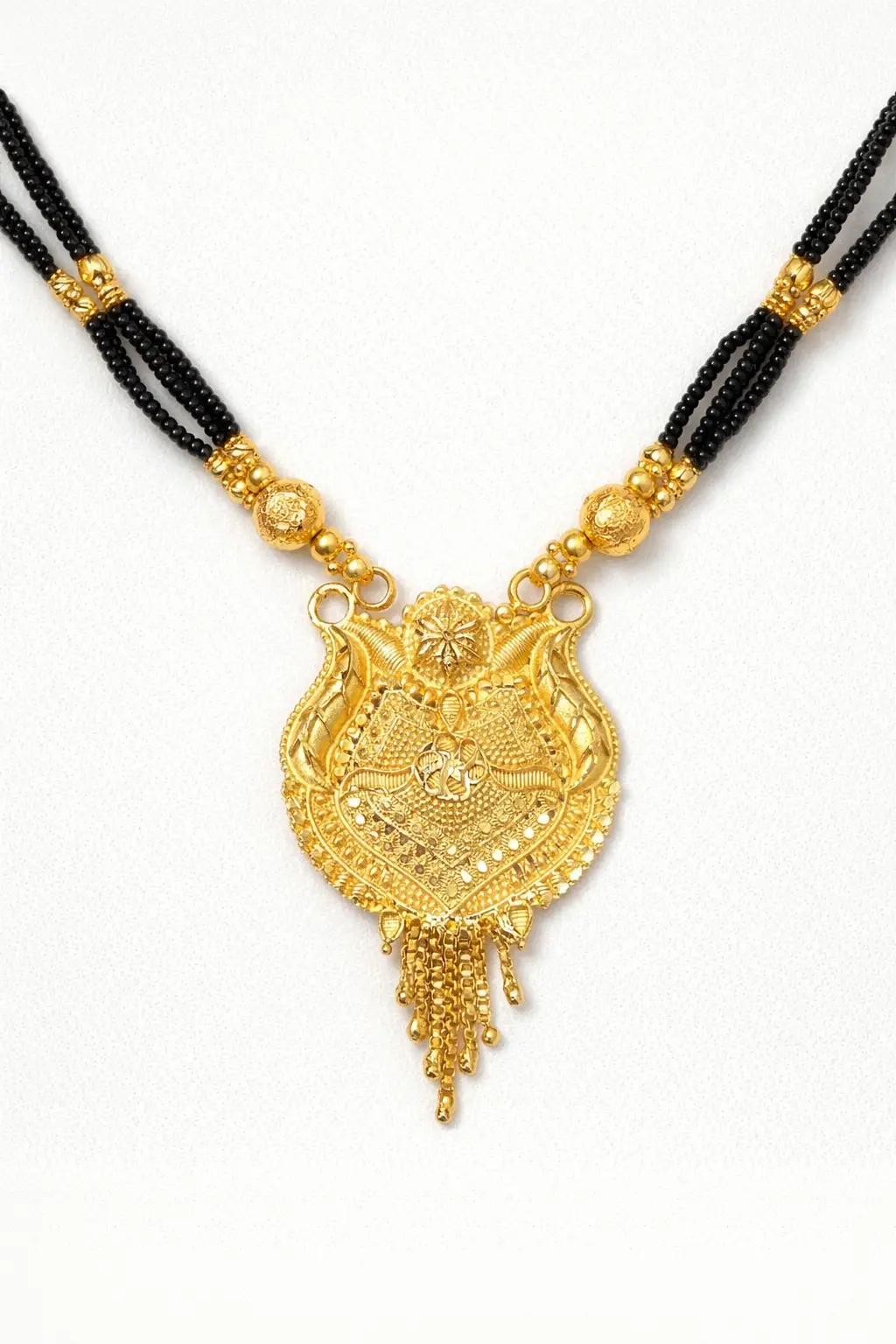 Women's Premium Ethnic Jewellery Combo Set | Necklace, Earrings, Maang Tikka, Bangles & Mangalsutra - Image 3