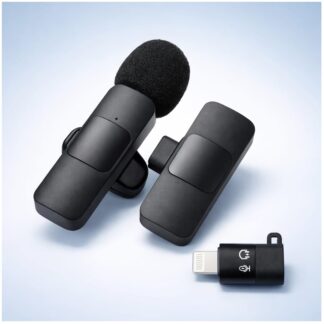 Wireless Lavalier Microphone  – Mini Clip-On Plug & Play Mic