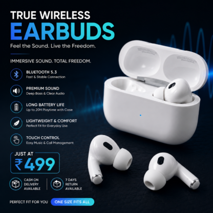 Premium wireless bluetooth earbuds