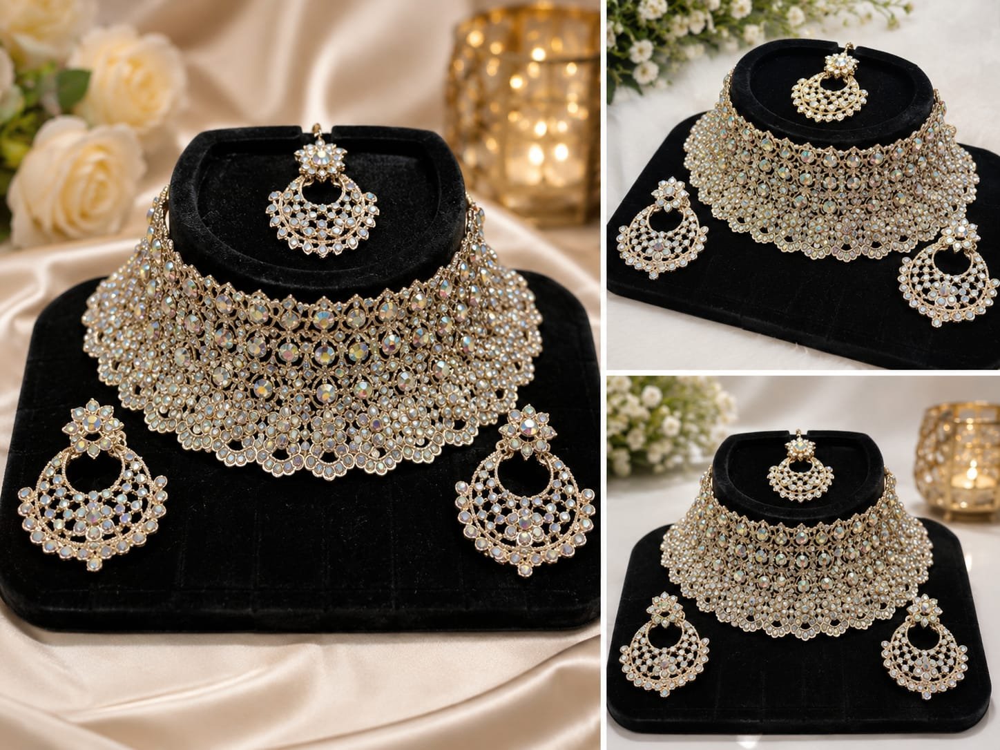 Designer Kundan Necklace Set for Bridal & Festive Wear